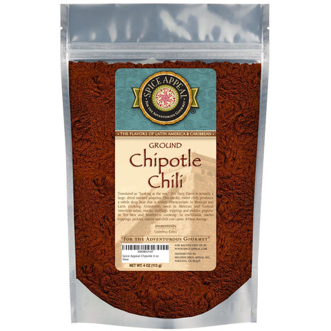 Chipotle Chili Ground resealable stay fresh pouch 4 oz