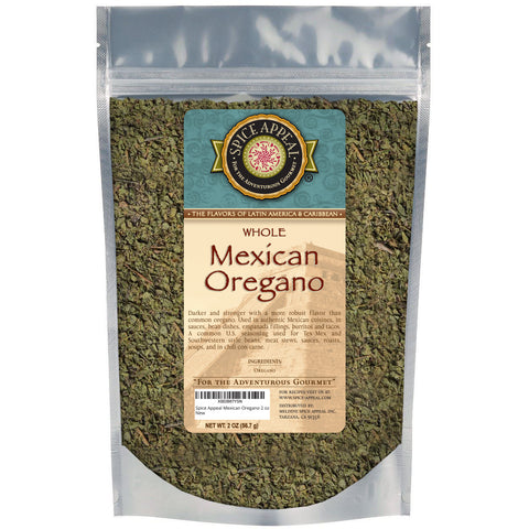 Mexican Oregano in resealable stay fresh pouch 2oz