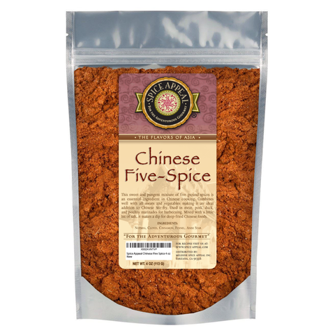 Chinese Five Spice in resealable stay fresh pouch 4 oz