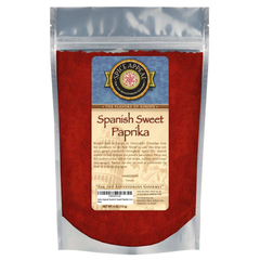 Spanish Sweet Paprika in resealable stay fresh pouch 4oz